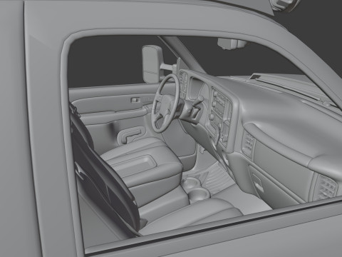 Chevy Silverado 2500HD Overland Offroad Truck - Complete Model 3D Model