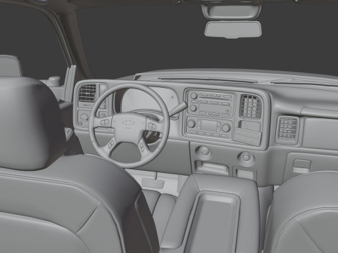 Chevy Silverado 2500HD Overland Offroad Truck - Complete Model 3D Model