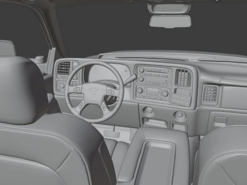 Chevy Silverado 2500HD Overland Offroad Truck - Complete Model 3D Model
