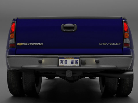 Chevy Silverado 3500 Dually Pickup Truck - Complete Model 3D 模型
