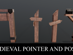 Medieval props pack 3d 3D 模型