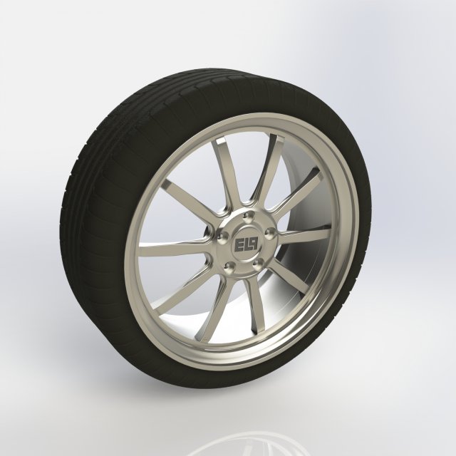 Costom disc model ElP with or without tire 3D Принт Модель .c4d .max .obj .3ds .fbx .stl .blend 