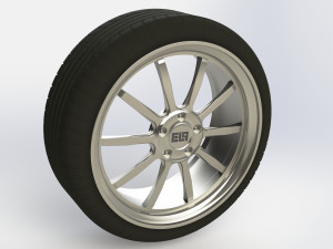 Costom disc model ElP with or without tire 3D Принт Модель