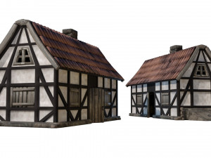 Medieval and Tudor Home 3D-Modell