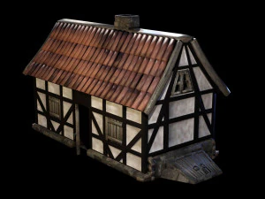 Medieval and Tudor Home 3D Model