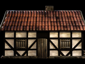 Medieval and Tudor Home 3D-Modell