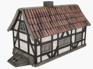 Medieval and Tudor Home 3D Model