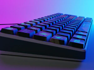 RGB Keyboard 3D Model