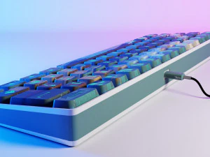 RGB Keyboard 3D Model