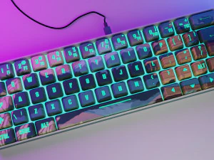 RGB Keyboard 3D Model