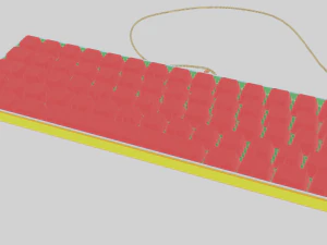RGB Keyboard 3D Model