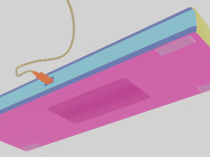 RGB Keyboard 3D Model