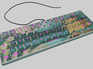 RGB Keyboard 3D 模型