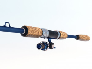 Animated Fishing Rods Modèle 3D