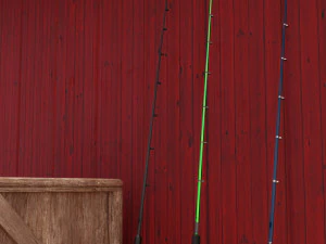 Animated Fishing Rods 3D Model