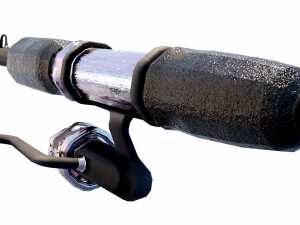 Animated Fishing Rods 3D Model