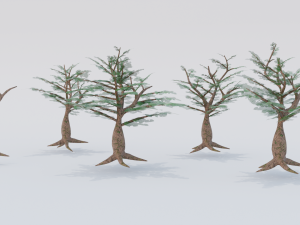 Low Poly Tree Pack Modèle 3D