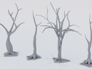 Low Poly Tree Pack Modèle 3D