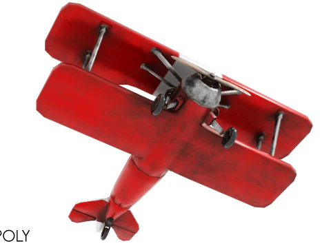 Modern &Ccedil;ift Kanatlı 3D Model