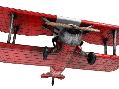 Modern &Ccedil;ift Kanatlı 3D Model