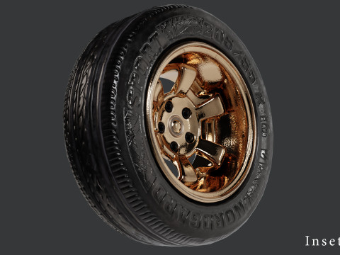 Multi-Resolution Wheel Collection 3D Модель
