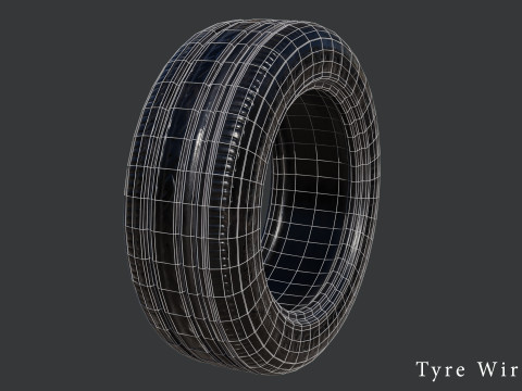 Multi-Resolution Wheel Collection 3D Модель