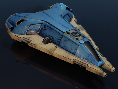 Personal Scouting Spaceshi 3D Model