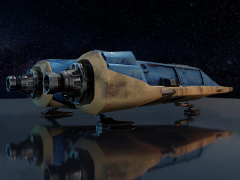 Personal Scouting Spaceshi 3D Model