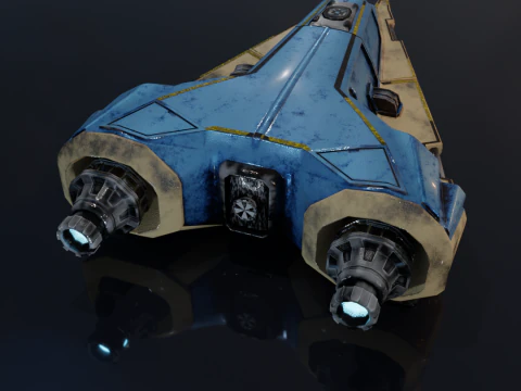 Personal Scouting Spaceshi 3D Model