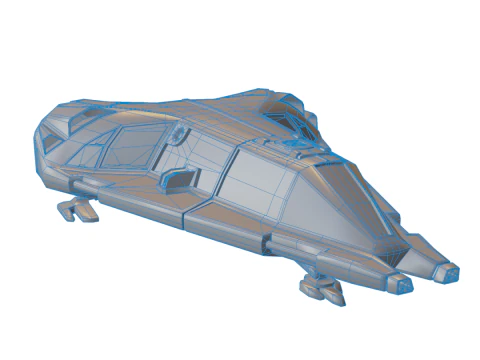 Personal Scouting Spaceshi 3D Model