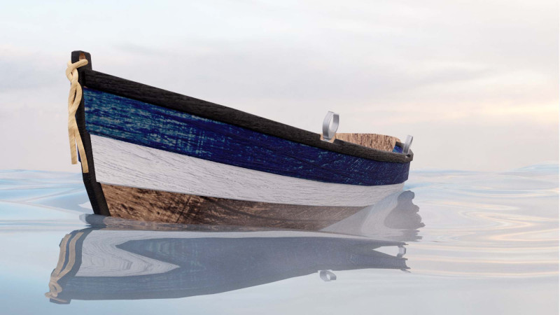 Rowboat Model 3D .c4d .max .obj .3ds .fbx .stl .blend