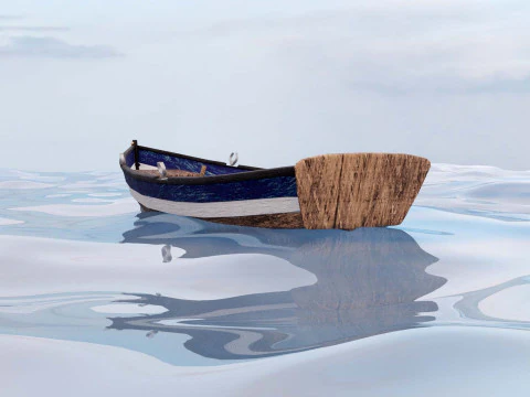 Rowboat 3D Model