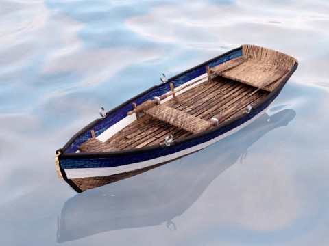 Rowboat Model 3D