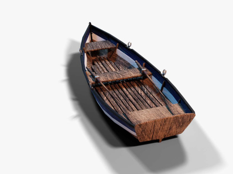 Rowboat Model 3D