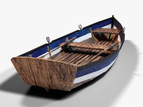 Rowboat Model 3D