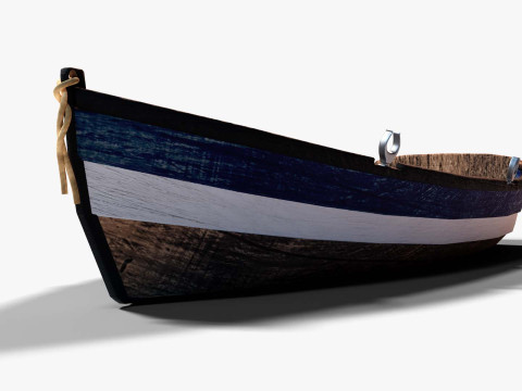 Rowboat Model 3D