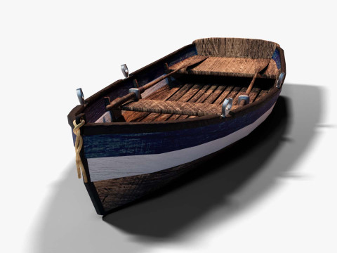 Rowboat Model 3D