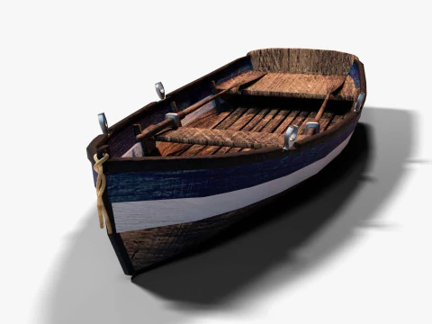 Rowboat 3D Model