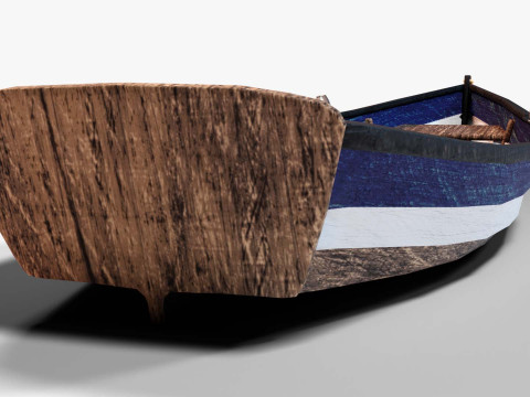Rowboat Model 3D