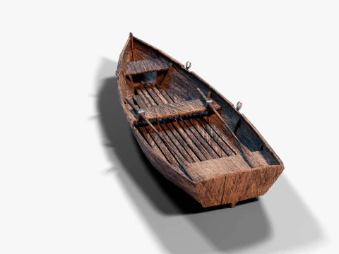 Rowboat 3D Model