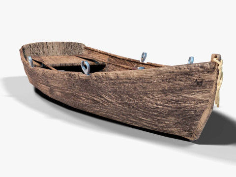 Rowboat Model 3D