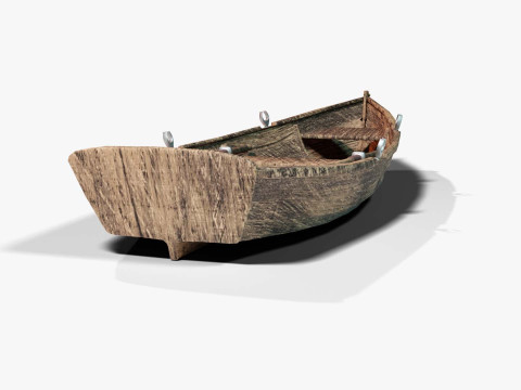 Rowboat Model 3D