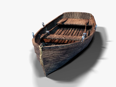 Rowboat Model 3D
