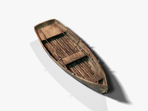 Rowboat Model 3D