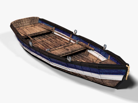 Rowboat Model 3D