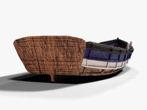 Rowboat 3D Model