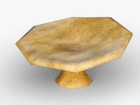 Chanterelle Mushroom Trees 3D Model