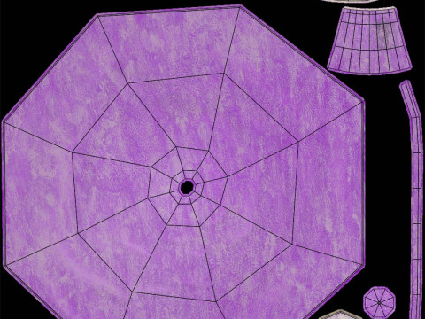 Coprinus Comatus-Pilz 3D Modell