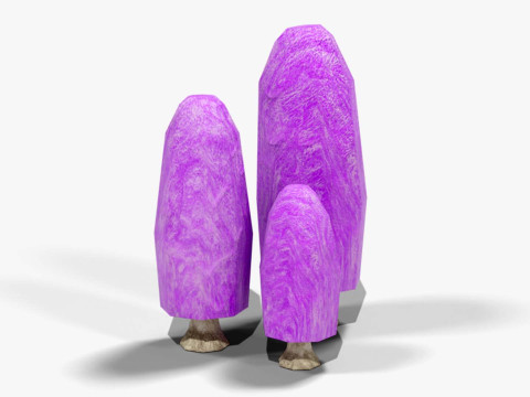 Coprinus Comatus-Pilz 3D Modell