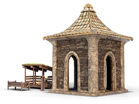 Wayshrine Pack 3D Model
